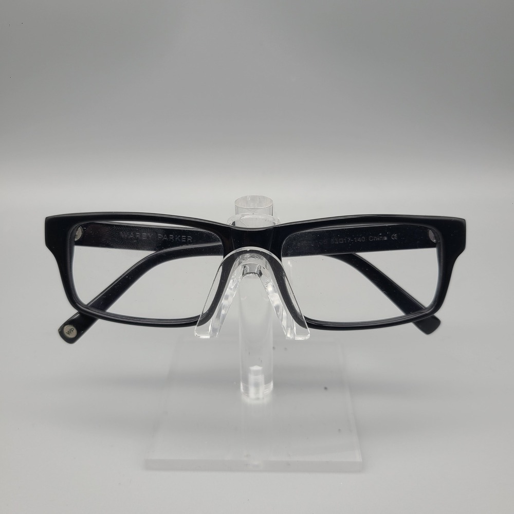 Warby Parker Felton 100 Black Rectangular Eyeglasses Frames 53-17-140